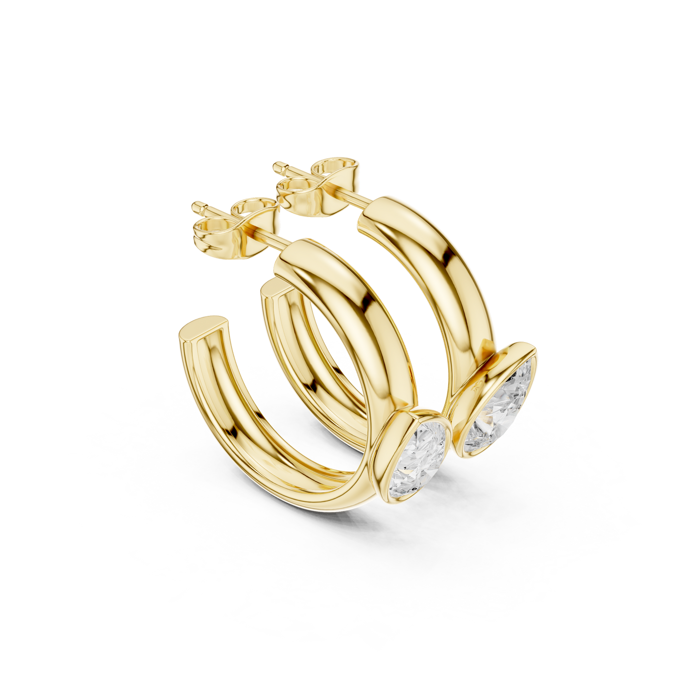 Sunny Diamond Earring