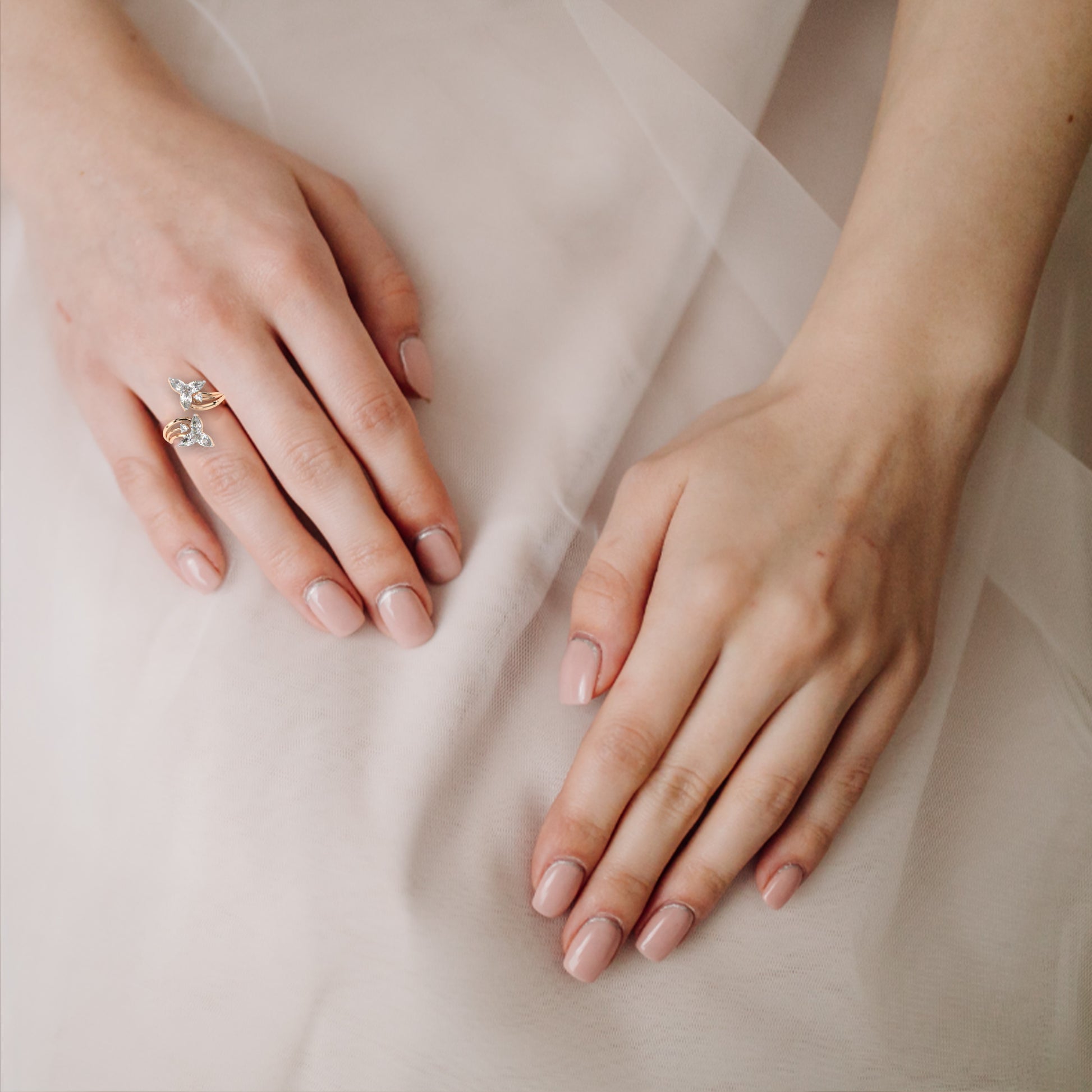 rose gold yellow gold white