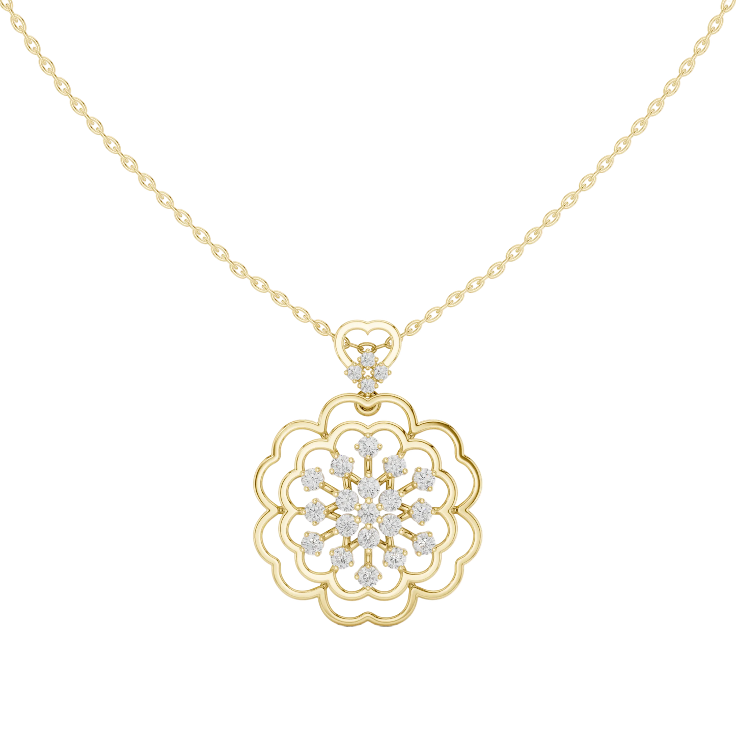 Amalia Flower Pendant