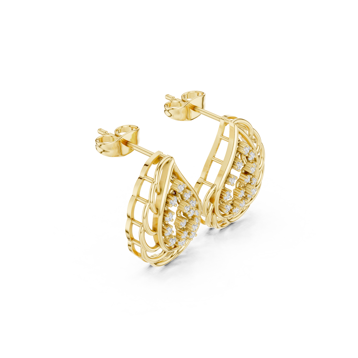 Trinity Diamond Earring
