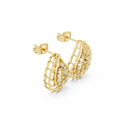 Trinity Diamond Earring