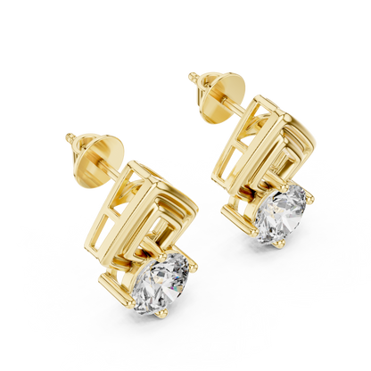 Liliana Diamond Stud Earring