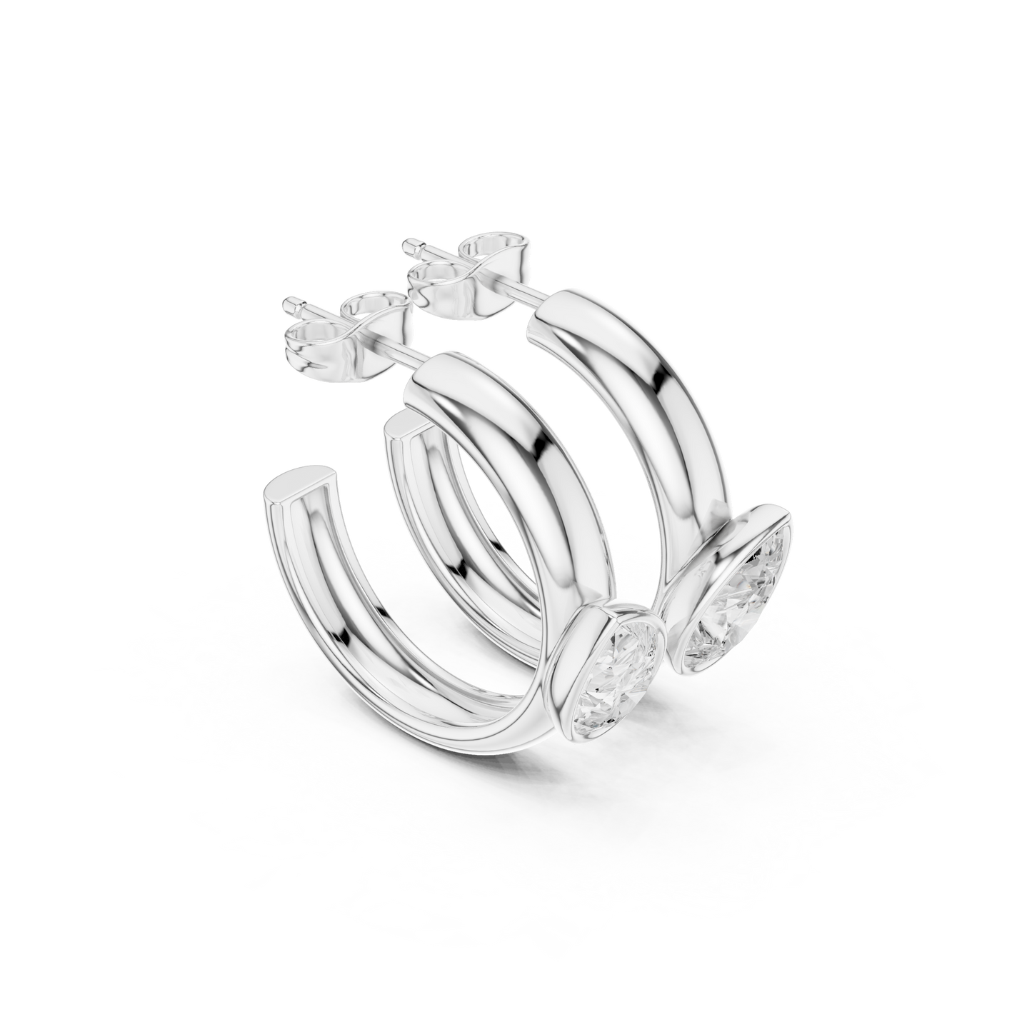 Sunny Diamond Earring