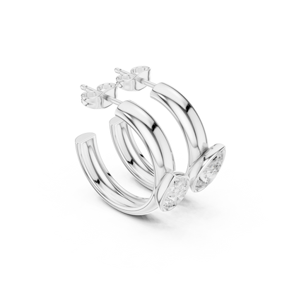 Sunny Diamond Earring