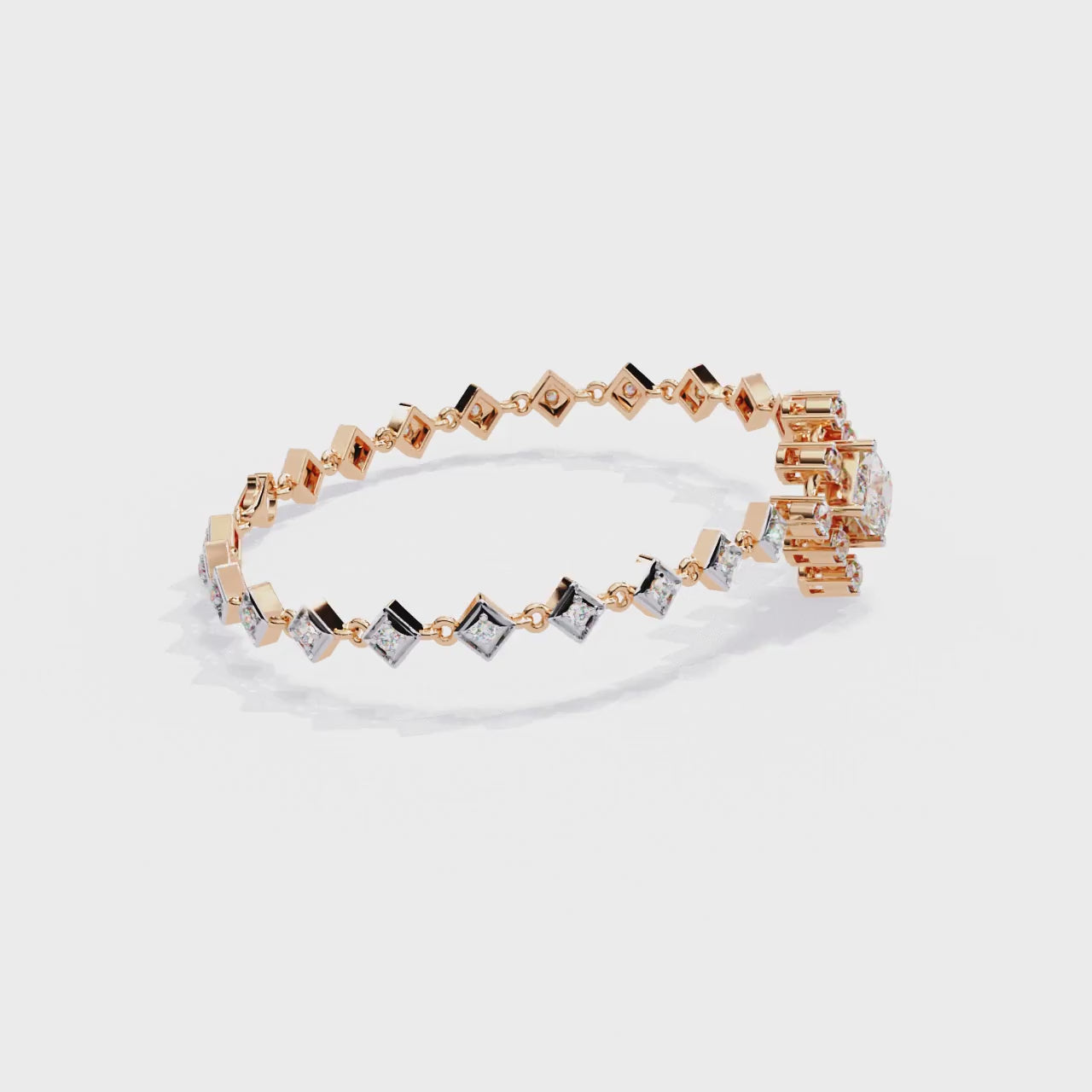 rose gold yellow gold white