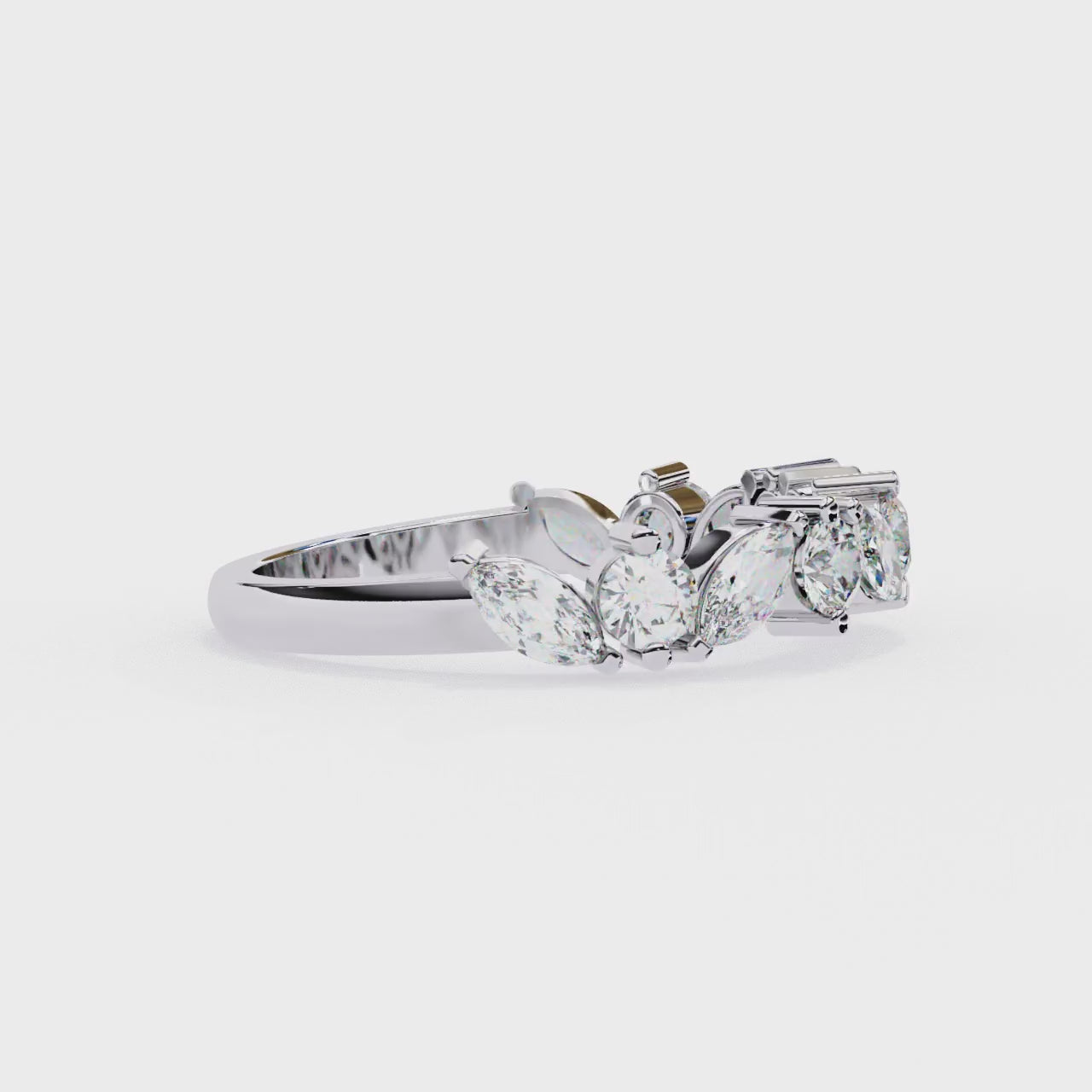 yellow gold rose gold white